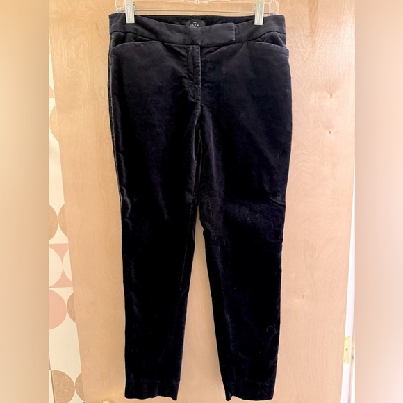 White House Black Market Velvet Tuxedo Pants - Picture 2 of 8
